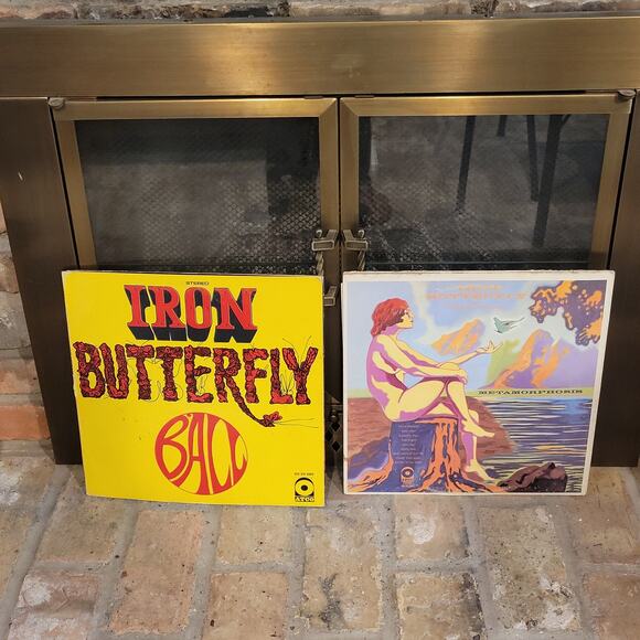 3 Iron Butterfly Record Albums Metamorphosis & Ball LP - Picture 1 of 10
